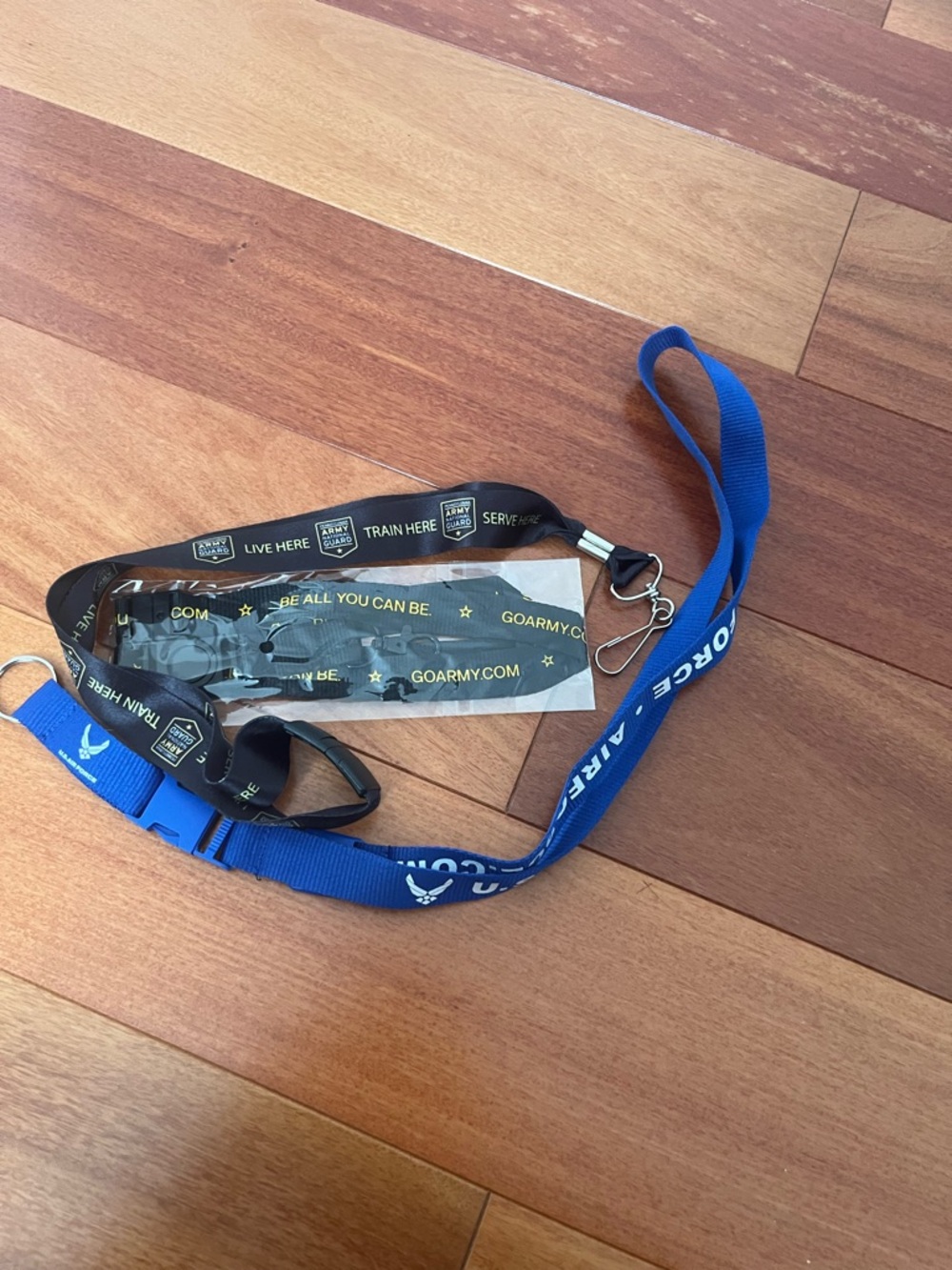 U.S. Air Force Blue Lanyard and army land yard